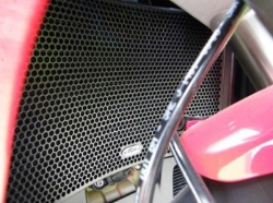 Afbeeldingen van Radiatorcover UPPER zwart Evotech Performance Ducati 848 '07-13