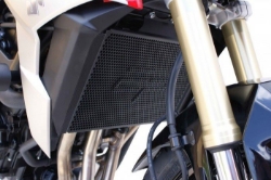 Afbeeldingen van Radiatorcover zwart Evotech Performance Suzuki GSR750 '11-17