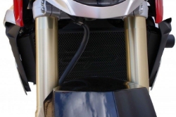 Afbeeldingen van Radiatorcover zwart Evotech Performance Suzuki GSR750 '11-17