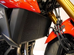 Afbeeldingen van Radiatorcover zwart Evotech Performance Suzuki GSX-S750 '17-21