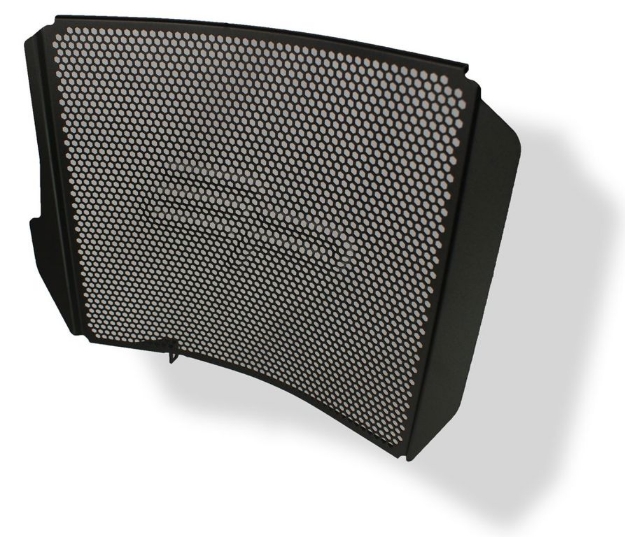 Afbeeldingen van Radiatorcover zwart Evotech Performance Triumph Daytona 675 '13-17