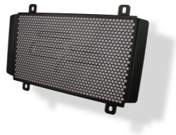 Afbeeldingen van Radiatorcover zwart Evotech Performance Kawasaki Ninja 300 '13-15