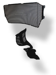 Afbeeldingen van Radiator and engine guard set Evotech Performance Ducati Monster 821 Dark '16-