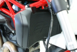 Afbeeldingen van Radiatorcover zwart Evotech Performance Ducati Monster 821 '13-17