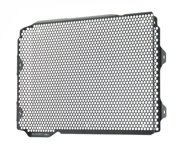 Afbeeldingen van Radiatorcover zwart Evotech Performance Yamaha MT-07 '13-'17