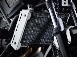 Afbeeldingen van Radiatorcover zwart Evotech Performance Yamaha MT-07 '13-'17