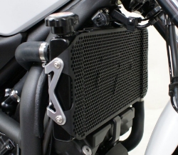 Afbeeldingen van Radiatorcover zwart Evotech Performance Honda NC700X '11-16