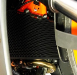 Afbeeldingen van Radiatorcover zwart Evotech Performance KTM RC 125 '14-21