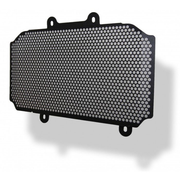 Afbeeldingen van Radiatorcover zwart Evotech Performance KTM RC390 '14-21