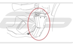 Afbeeldingen van Uitlaatcover zwart aluminium Evotech Performance Ducati Multistrada 1200 S Touring '10-14