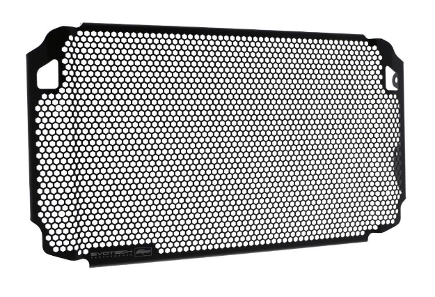 Afbeeldingen van Radiatorcover zwart Evotech Performance Yamaha MT-09 Tracer '15-21