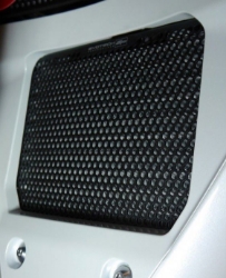 Afbeeldingen van Radiatorcover set zwart Evotech Performance Yamaha R1M '15-19