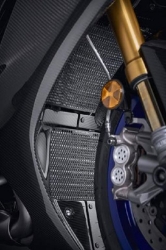 Afbeeldingen van Radiatorcover set zwart Evotech Performance Yamaha R1 '20-