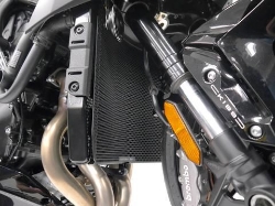 Afbeeldingen van Radiatorcover zwart Evotech Performance Kawasaki Z H2 SE '21-