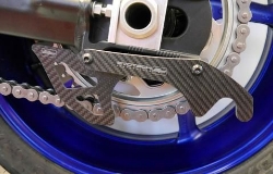 Afbeeldingen van Toe Guard en paddock stand plates GP Style Carbon Fibre Evotech Performance Yamaha R6 '17-