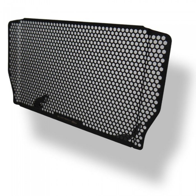 Afbeeldingen van Radiatorcover zwart Evotech Performance Yamaha R3 '15-