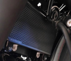 Afbeeldingen van Radiatorcover zwart Evotech Performance Kawasaki Ninja 300Z '16-18