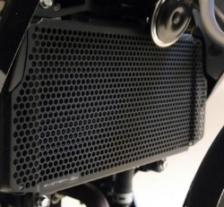 Afbeeldingen van Radiatorcover zwart Evotech Performance Kawasaki Z300 '15-18