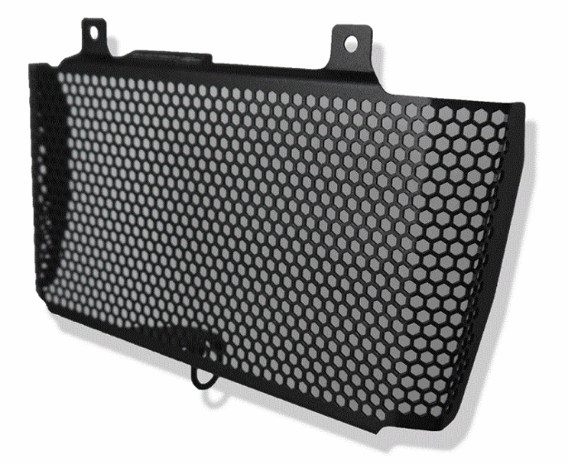 Afbeeldingen van Oliekoelercover zwart Evotech Performance Yamaha MT-10 '16-21