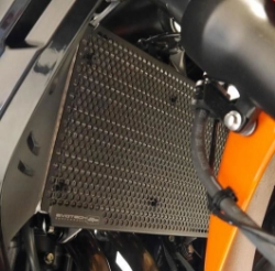 Afbeeldingen van Radiatorcover zwart Evotech Performance Honda CBR500R '16-