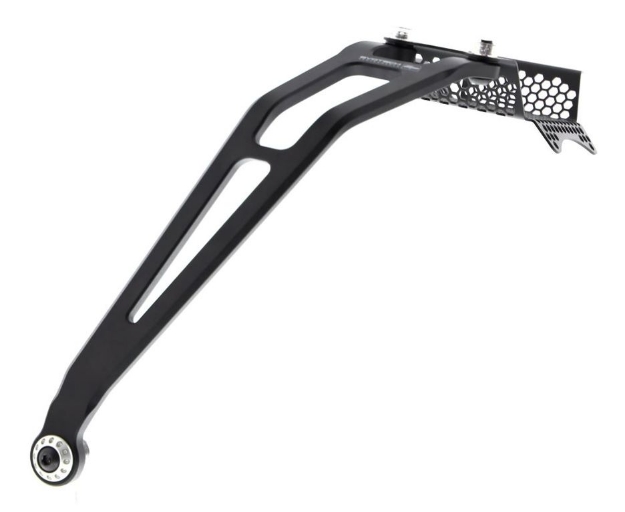 Afbeeldingen van Uitlaatsteun met spanningsregelaar cover Evotech Performance KTM 125 Duke '17-