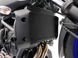 Afbeeldingen van Radiatorcover zwart Evotech Performance Yamaha MT-07 '18-