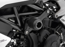 Afbeeldingen van Crash bobbins BLACK Evotech Performance Ducati Diavel 1260 '19-