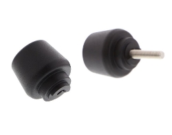 Afbeeldingen van Trillingsdempers (set) zwart Evotech Performance Honda CBR1000RR-R '20-