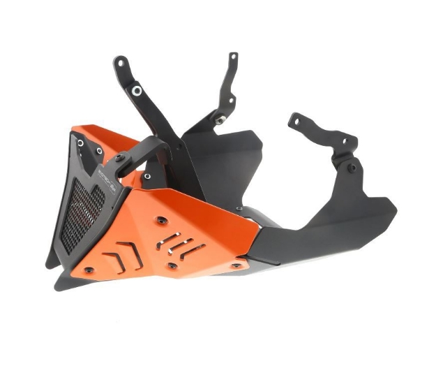 Afbeeldingen van Engine guard zwart/oranje Evotech Performance KTM 1290 Superduke '20-