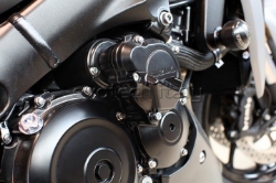 Afbeeldingen van Engine Protector rechts Evotech voor Evotech Suzuki GSX-S1000 2015--Zwart