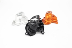 Afbeeldingen van Waterpomp cover Evotech KTM Duke 790 zilver