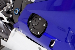 Afbeeldingen van Engine Protector rechts Evotech voor Yamaha R6 2006- zwart