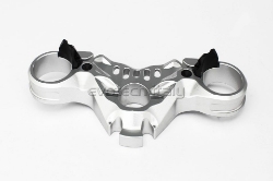 Afbeeldingen van Kroonplaat 'new design' Evotech Ducati Panigale 1199S / 1299S met Ohlins voorvork