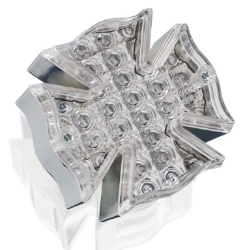 Afbeeldingen van Achterlicht universeel model Maltese Cross LED Custom Acces