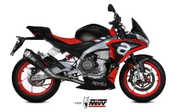 Afbeeldingen van MIVV Full System EVO met Delta Race Carbon Aprilia RS660 / Tuono 660 '21- (hoge montage)
