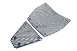 Afbeeldingen van Radiatorcoverset zwart Evotech Ducati Panigale V4/S/R