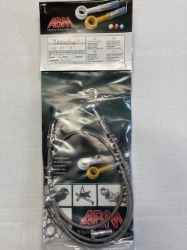 Afbeeldingen van Stahlflex remleidingset voorzijde 2-delig Yamaha R6 '08-16