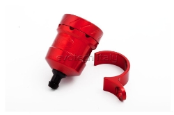 Afbeeldingen van Remvloeistofpotje aluminium 15ml Evotech rood/rood