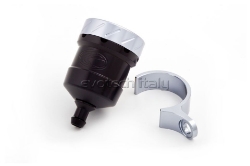 Afbeeldingen van Remvloeistofpotje aluminium 15ml Evotech zwart/titanium