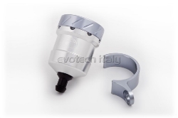 Afbeeldingen van Remvloeistofpotje aluminium 15ml Evotech zilver/titanium