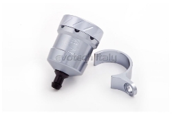 Afbeeldingen van Remvloeistofpotje aluminium 15ml Evotech titanium/titanium