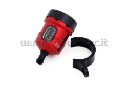 Afbeeldingen van Remvloeistofpotje aluminium met kijkglas 15ml Evotech