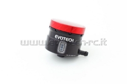 Afbeeldingen van Remvloeistofpotje groot 30ml met haakse uitgang Evotech