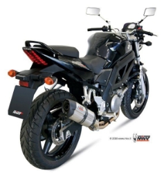 Afbeeldingen van MIVV Suono Steel RVS demper Suzuki SV650 '03-