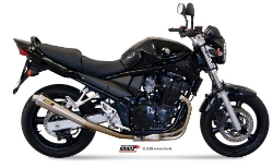 Afbeeldingen van MIVV X-cone RVS demper Suzuki GSF650N/S Bandit '05-06