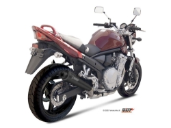 Afbeeldingen van MIVV X-Cone Black RVS demper Suzuki GSF650 '07-15
