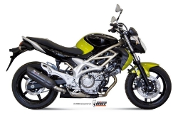 Afbeeldingen van MIVV Suono Steel Black RVS demper Suzuki SFV650 Gladius '09-