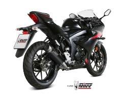 Afbeeldingen van MIVV GP PRO black RVS Suzuki GSX-R125 / GSX-S125 '17-
