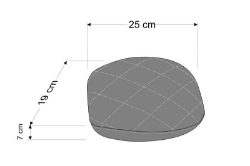 Afbeeldingen van Passenger seat Saltillo zwart Custom Acces voor diverse Harley Davidson modellen