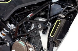 Afbeeldingen van Sliders Evotech Anti-Shock zilver Husqvarna Svartpilen 401